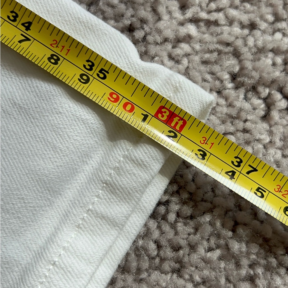 J.Crew White wide leg Cropped Denim Jeans - Picture 9 of 11